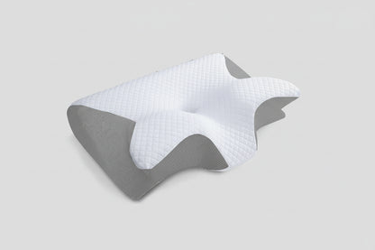 1pc Memory Foam Cervical Pillow, 2 in 1 Ergonomic Contour Orthopedic Pillow for Neck Pain, Contoured Support Pillows,Neck Pillow