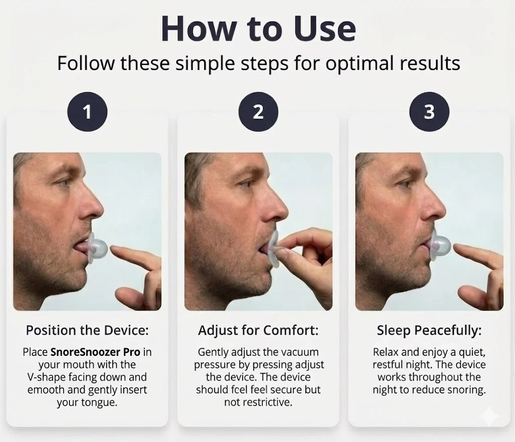 SnoreSnoozer Pro - Instant Snoring Relief
